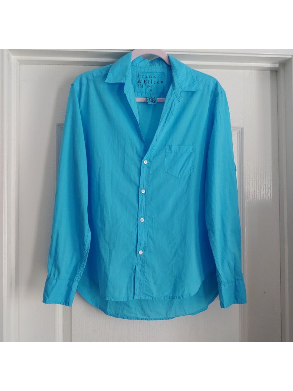 Frank & Eileen Eileen Button Shirt Coast Resort Quiet Luxury Boyfriend Oversize